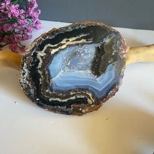 Highly Polished Beautiful Natural Agate 5” x 4” x 2-1/2” High
